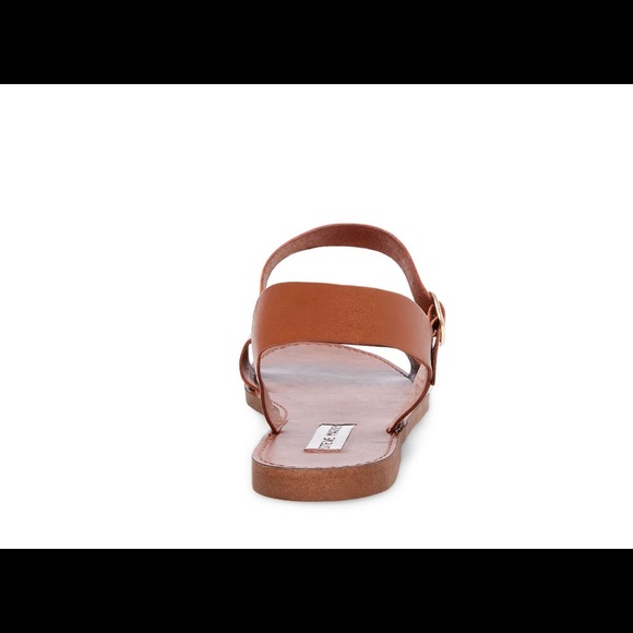 Steve Madden Donddi Tan Leather Sandals - Picture 5 of 7